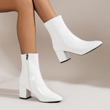 Leonie | Stiefelette in Weinrot