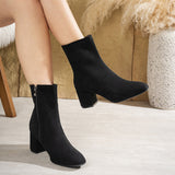 Johanna | Stiefelette mit Blockabsatz in acht Farben