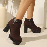 Gundula | Stiefelette mit Glitzer-Detail