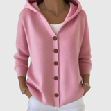 Ingrid | Kapuzen-Strickjacke
