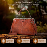 Lily | Vintage-Lederhandtasche