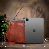 Lily | Vintage-Lederhandtasche
