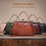 Lily | Vintage-Lederhandtasche