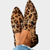 Beate | Elegante Leoparden-Mokassins