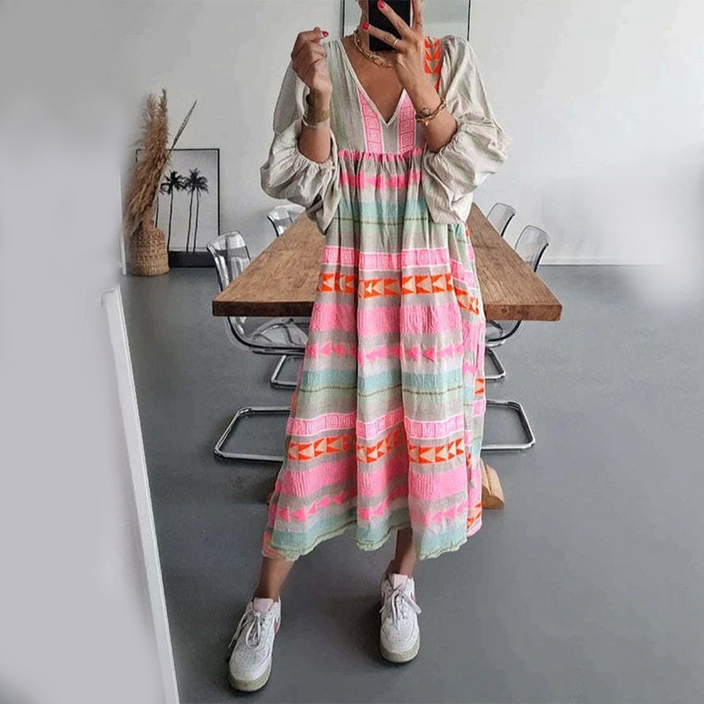 Jessenia - Bequeme Boho-Kleid