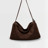 Damen Wildleder Umhängetasche – Vegane Schultertasche Elegant & Kompakt