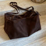 Damen Wildleder Umhängetasche – Vegane Schultertasche Elegant & Kompakt