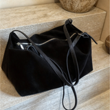 Damen Wildleder Umhängetasche – Vegane Schultertasche Elegant & Kompakt