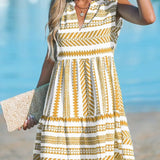 Ute | Geometrisches Sommerkleid