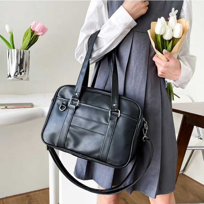 Vintage Veganes Leder Strandtasche – Große Tote, modisch & nachhaltig