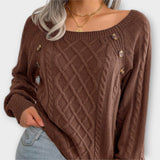 Malia - Pullover mit Knöpfen
