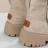 Nelly | Bequeme Stiefelette in Beige
