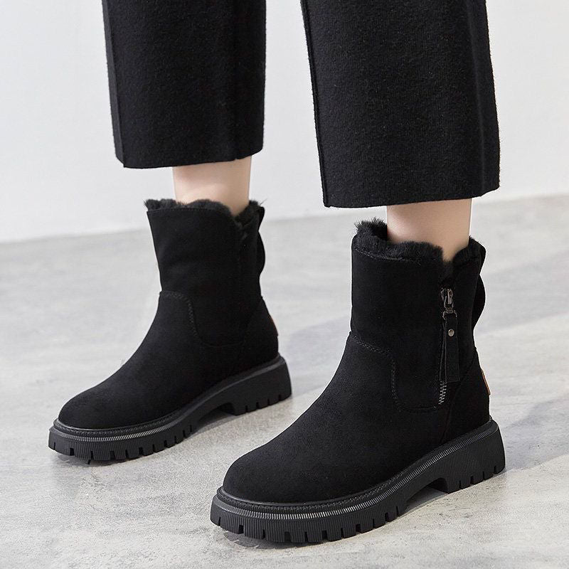 Nelly | Bequeme Stiefelette in Beige