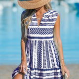 Ute | Geometrisches Sommerkleid