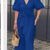 Martina | Elegantes Midi-Kleid mit V-Ausschnitt