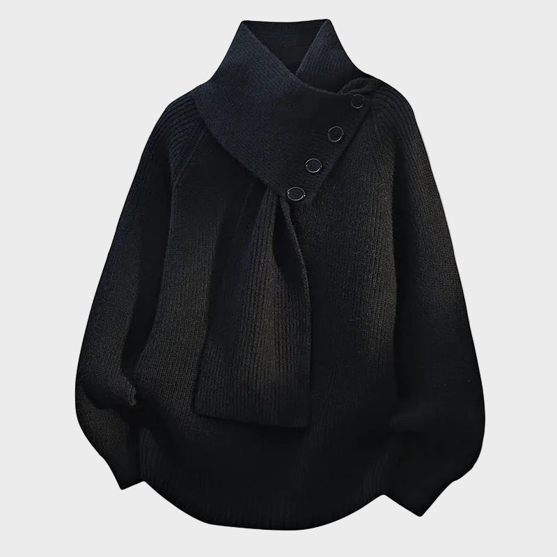 Arielle - Bequemer Pullover mit Schalkragen