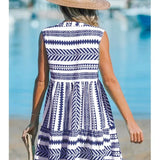 Ute | Geometrisches Sommerkleid