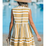 Ute | Geometrisches Sommerkleid
