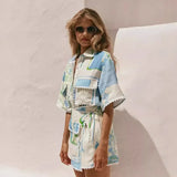 Gisela | Schicker Patchwork-Zweiteiler