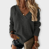 Carolina - Bequemer Pullover mit V-Ausschnitt