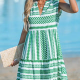 Ute | Geometrisches Sommerkleid