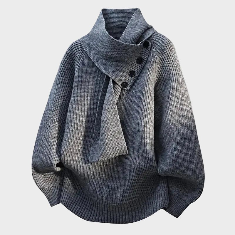 Arielle - Bequemer Pullover mit Schalkragen