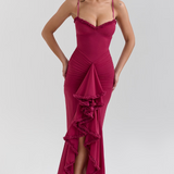Monika | Kleid mit Rüschen