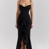 Monika | Kleid mit Rüschen
