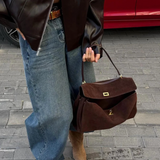 Luxuriöse vegane Leder Tote Bag