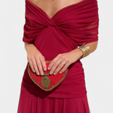 Nina | Langes Blumenkleid mit V-Ausschnitt