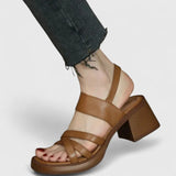 Silvia | Elegante Kreuzsandalen