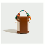Bucket Bag Damen Kunstleder – Zylinderform mit Schalgriff