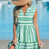 Ute | Geometrisches Sommerkleid
