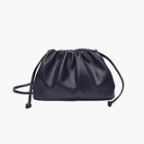 Damen Crossbody Tasche aus veganem Leder – Elegante Dumpling Bag