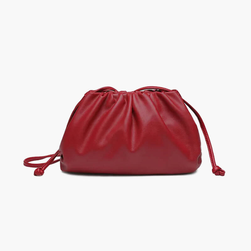 Damen Crossbody Tasche aus veganem Leder – Elegante Dumpling Bag