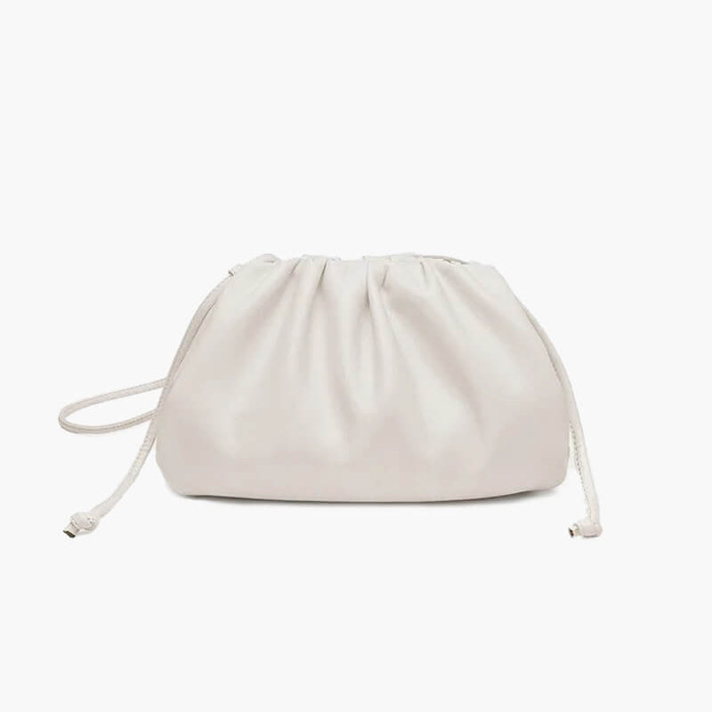 Damen Crossbody Tasche aus veganem Leder – Elegante Dumpling Bag