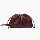 Damen Crossbody Tasche aus veganem Leder – Elegante Dumpling Bag