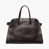 Große Damen Shopper Tasche – Strukturierte Schultertasche Wildleder/Leder