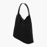 Elegante vegane Wildleder-Tasche – Geräumige Schulterhandtasche