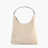 Elegante vegane Wildleder-Tasche – Geräumige Schulterhandtasche