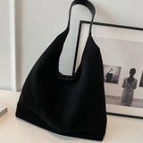 Elegante vegane Wildleder-Tasche – Geräumige Schulterhandtasche