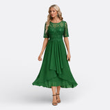 Marianne | Spitzenkleid mit kurzen Ärmeln