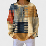 Thea - Pullover mit buntem Patchworkmuster
