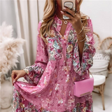 Elke | Boho-Kleid mit Druck