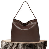 Patricia | Glänzende Lederhandtasche
