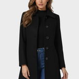 Josephine - Damen Winter-Trenchcoat mit einem Knopf