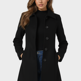 Josephine - Damen Winter-Trenchcoat mit einem Knopf
