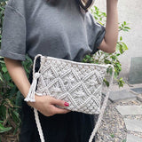 Boho Schultertasche Damen – Handgewebt, Sommerlich & Verstellbar