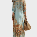 Erika | Mediterranes Maxikleid