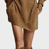 Mini-Kleid mit Rollkragen